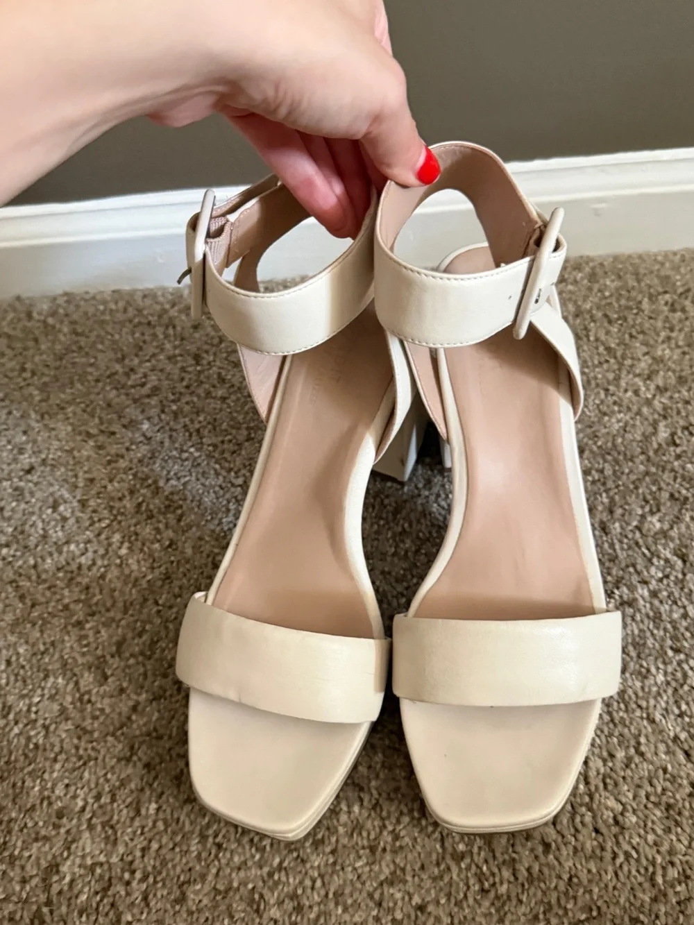 Naturalizer Women's 27 Edit Jaselle Heeled Sandal Satin Pearl Leather